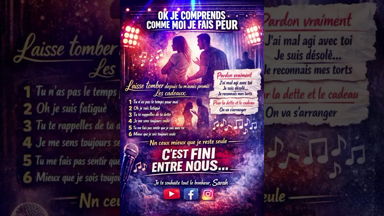 C'EST FINI ENTRE NOUS-OFFICIEL