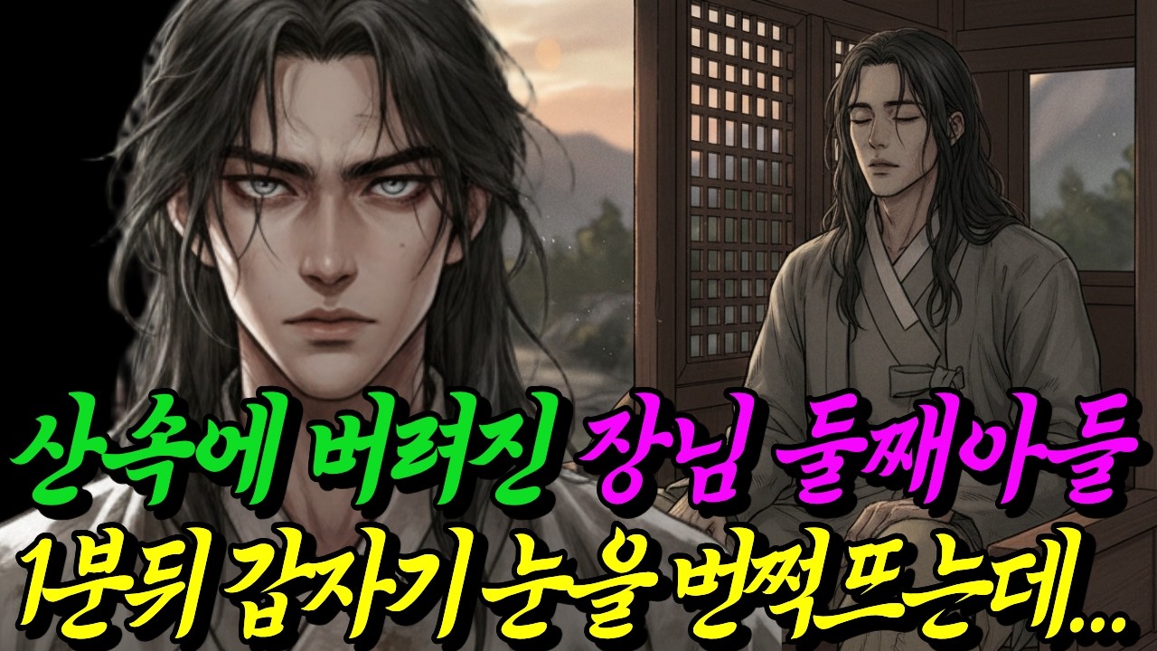 깊은산에 버려진 장님 둘째아들, 갑자기 과거시험장에 나타나 조선을 뒤흔들었다. 6년간 장님인척 연기한 소름돋는 이유. 야담 | 전설 | 설화 | 옛날이야기 | 오디오북 | 민담