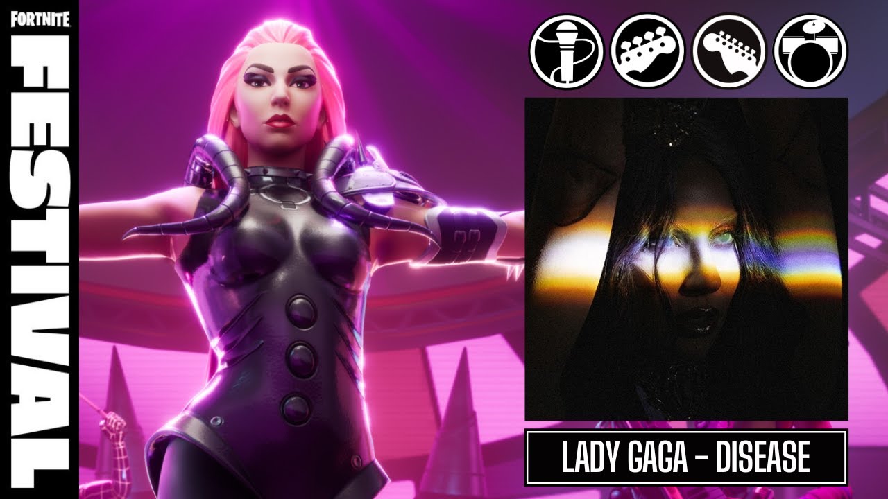 Lady Gaga - Disease | Fortnite Festival [EXPERT ALL INSTRUMENTS 100% FLAWLESS]