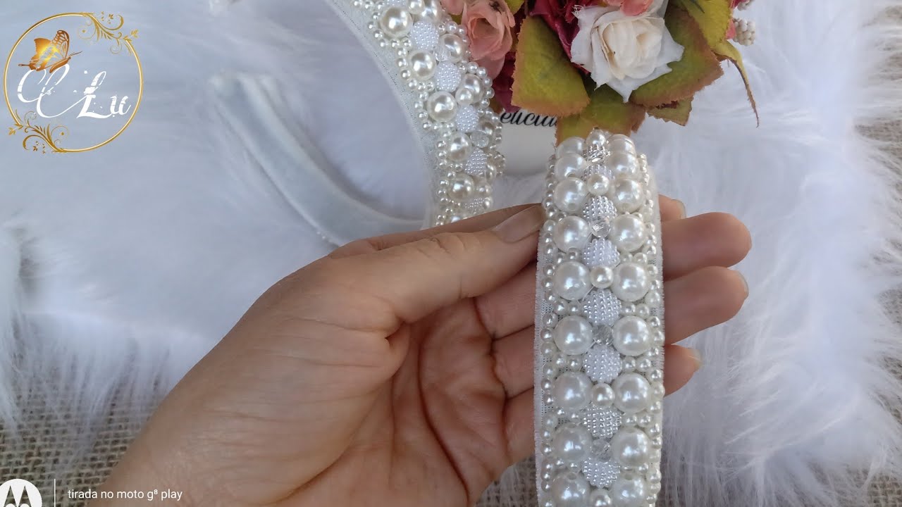 COMO FAZER TIARA DE PEROLAS/Fácil