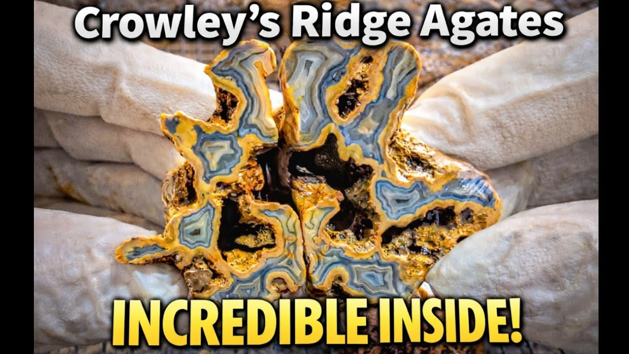 You Won’t Believe What Was Inside These Crowley’s Ridge Agates! Amazing bands! 💯🔥