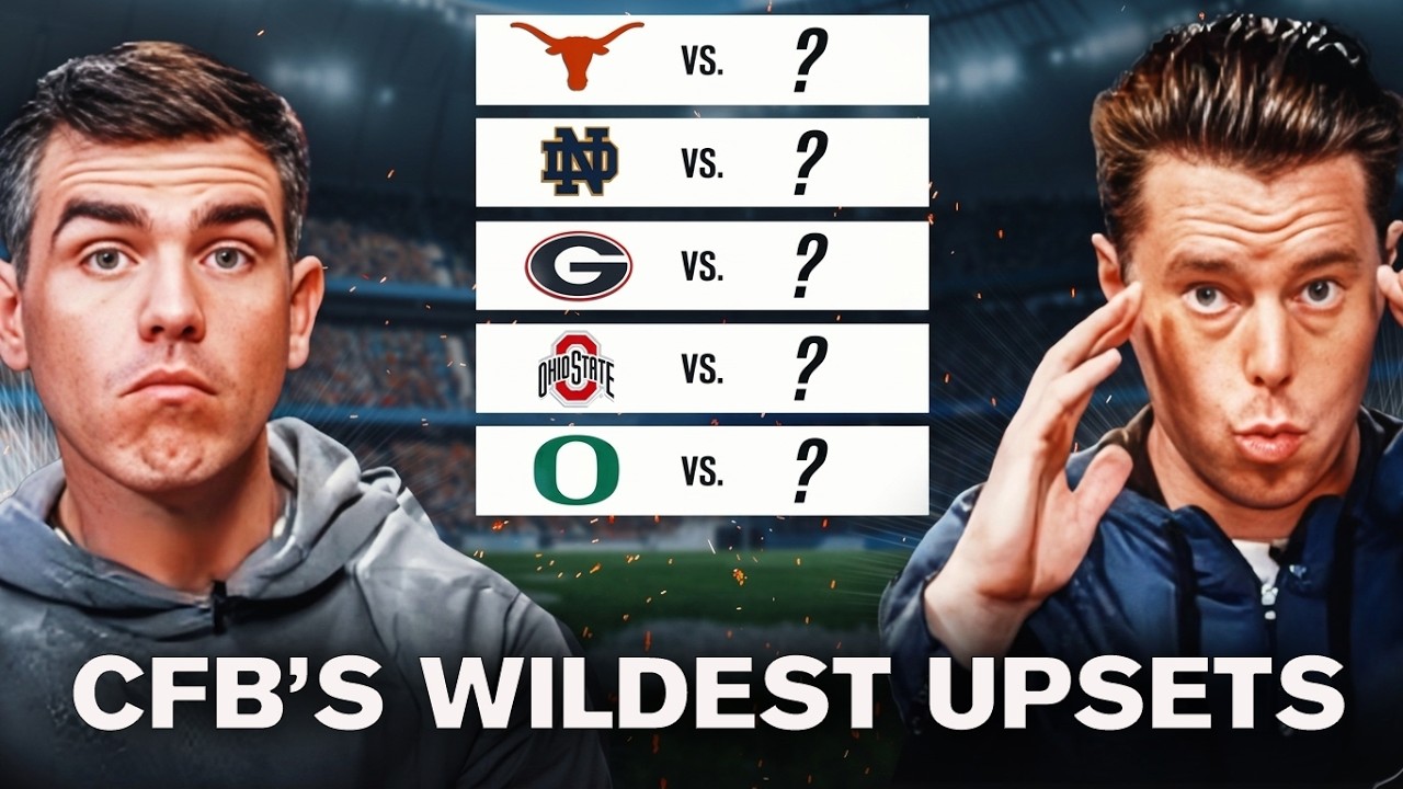 College Football's WILDEST UPSETS for 2026