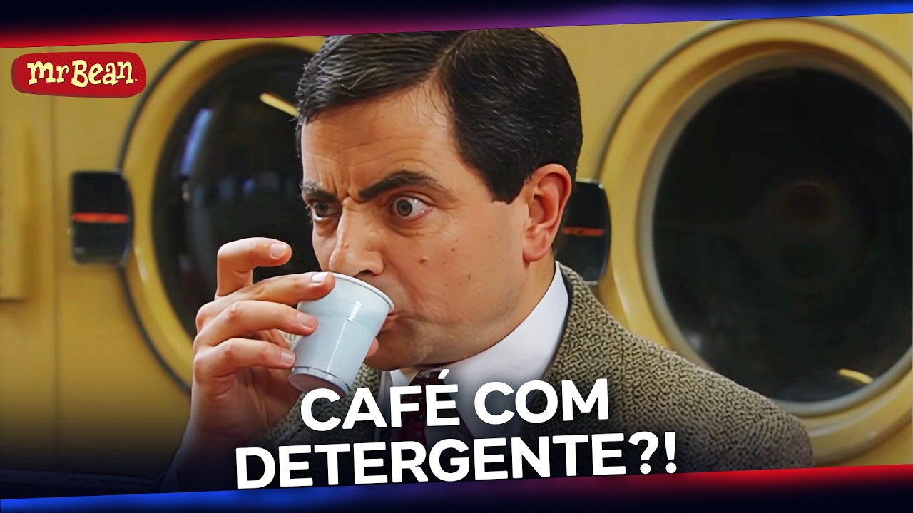 O Dia De Desastre Do Mr Bean Na Lavanderia | Mr Bean em Português