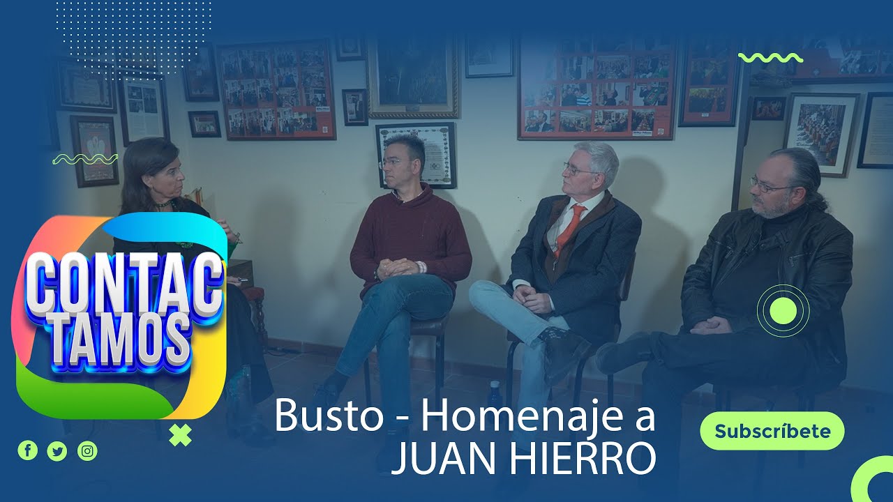 CONTACTAMOS | Busto en Homenaje a Juan Hierro (Puente Genil Tv)