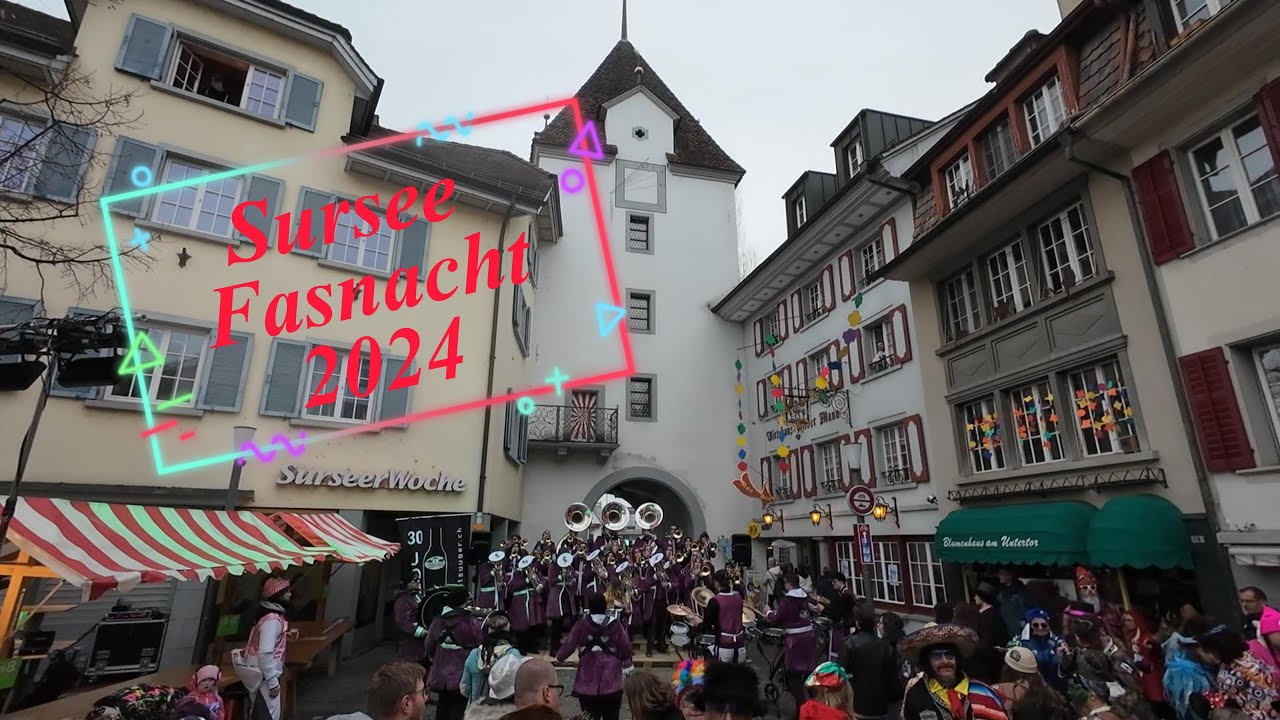 Sursee FASNACHT entroido en SURSEE CARNAVAL 🇨🇭 🥸👻👋2024