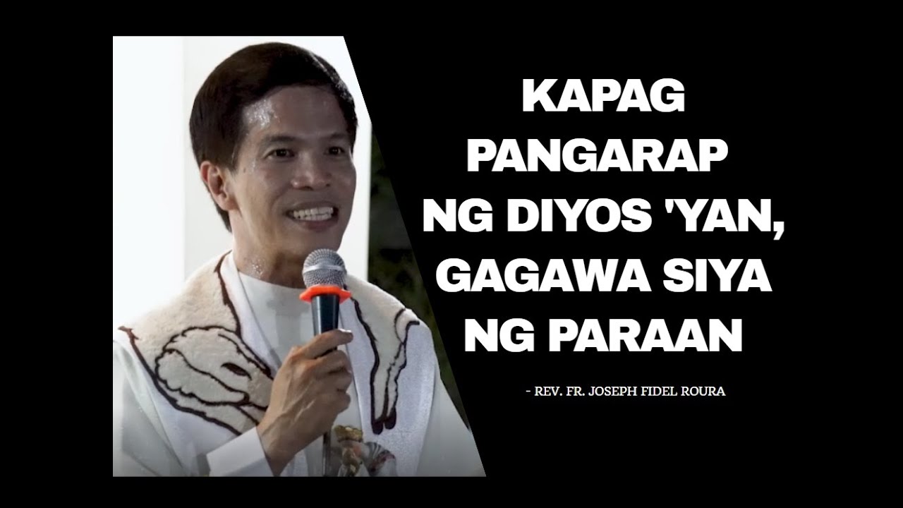 KAPAG PANGARAP NG DIYOS 'YAN, GAGAWA SIYA NG PARAAN | REV. FR. FIDEL ROURA | INSTALLATION SPEECH