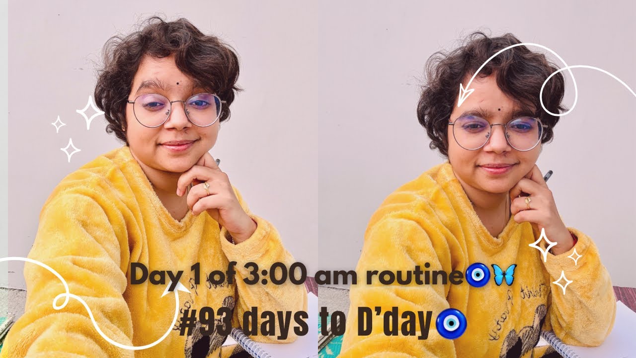 Day 1 of 3:00 am routine🧿 || UPSC preparation with government job 📚