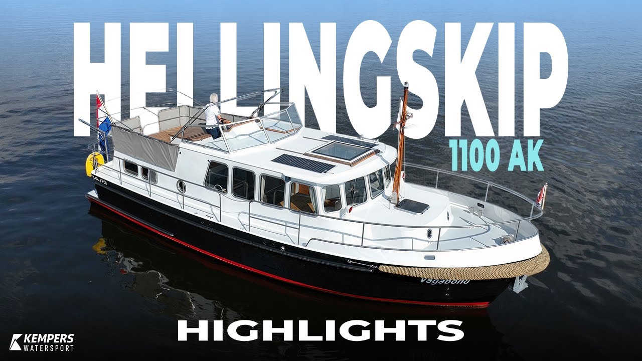 Hellingskip 1100 AK - Solid Dutch steel cruiser with timeless comfort
