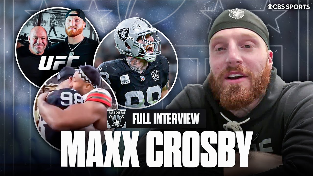 Maxx Crosby on his Raiders legacy, Myles Garrett rivalry, and fighting in the UFC 👀