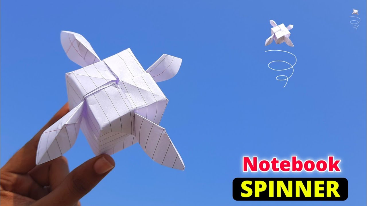 Paper cube helicopter , how to make flying paper helicopter , paper toy,best helicopter fly toy
