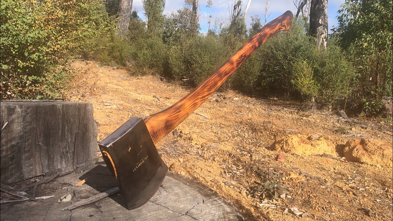 Vintage axe restoration pt2 4lb Hytest tassie