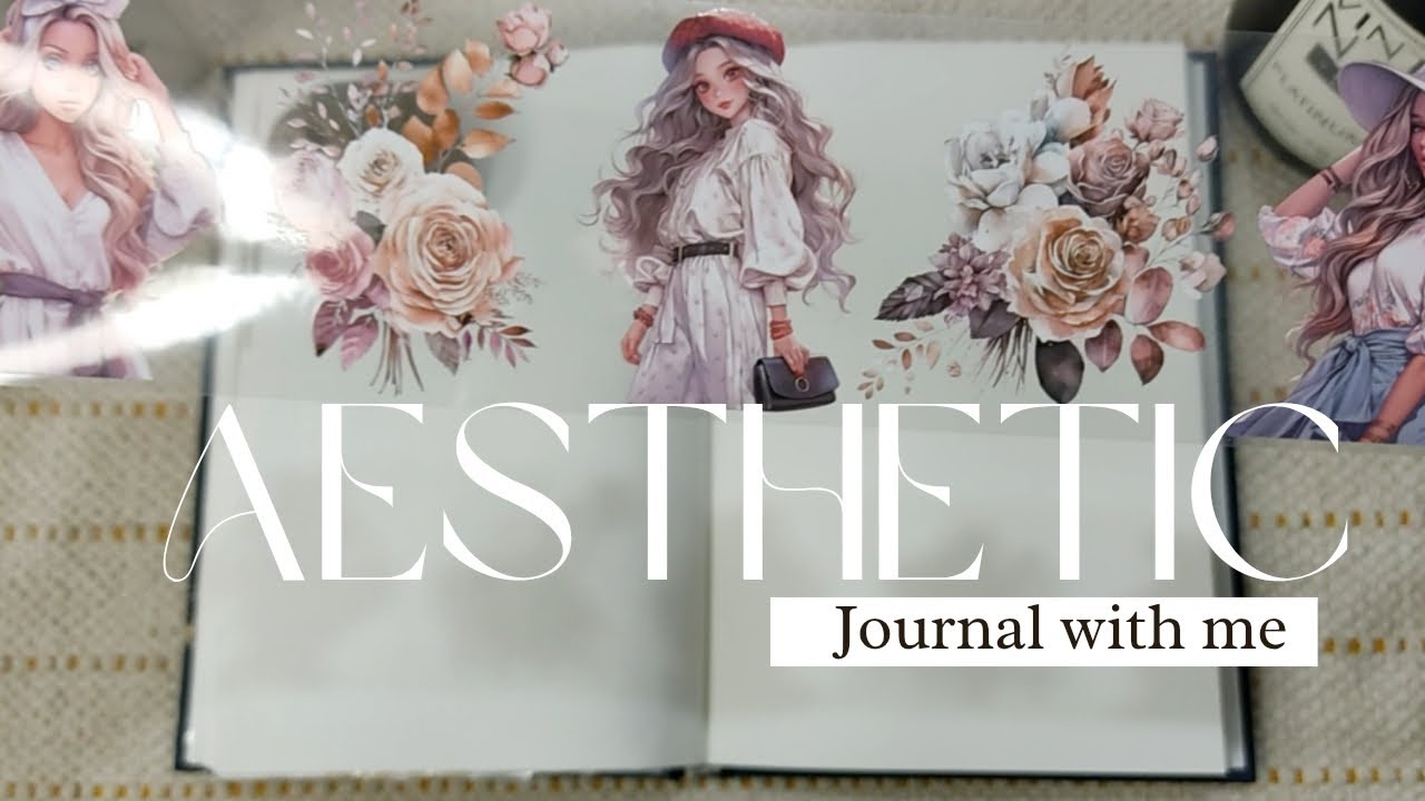 🦋 Aesthetic butterflies 🌸🎀 | Scrapbooking with me | ASMR - Aesthetic | Satisfying 