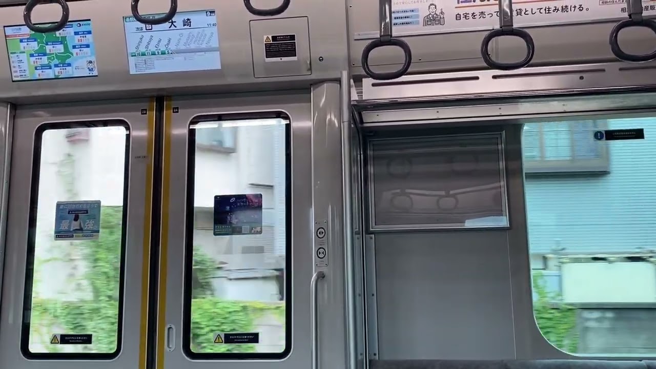 【三菱IGBT】相鉄12000系12106F JR横須賀線・埼京線内走行音 武蔵小杉→新宿