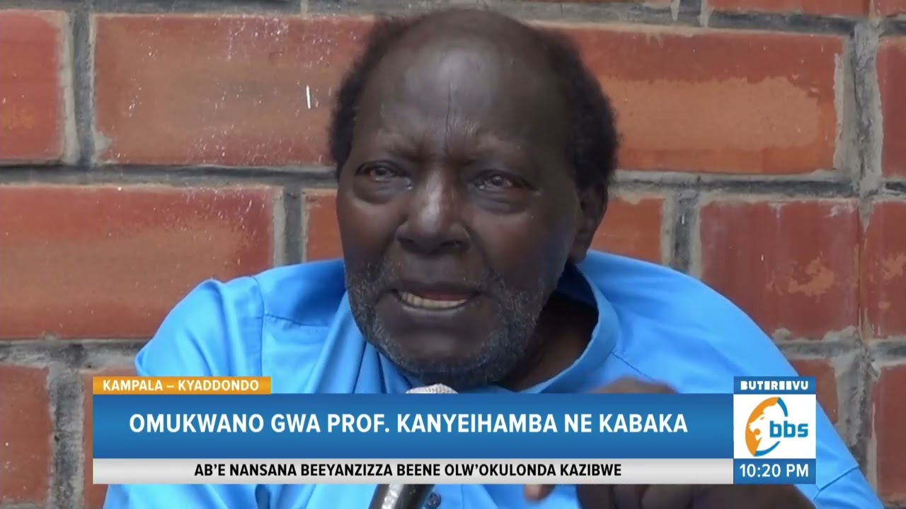 Eyali Omulamuzi Prof. Kanyeihamba Atenda Omukwano gwe ne Kabaka, Gwatandikira Bungereza