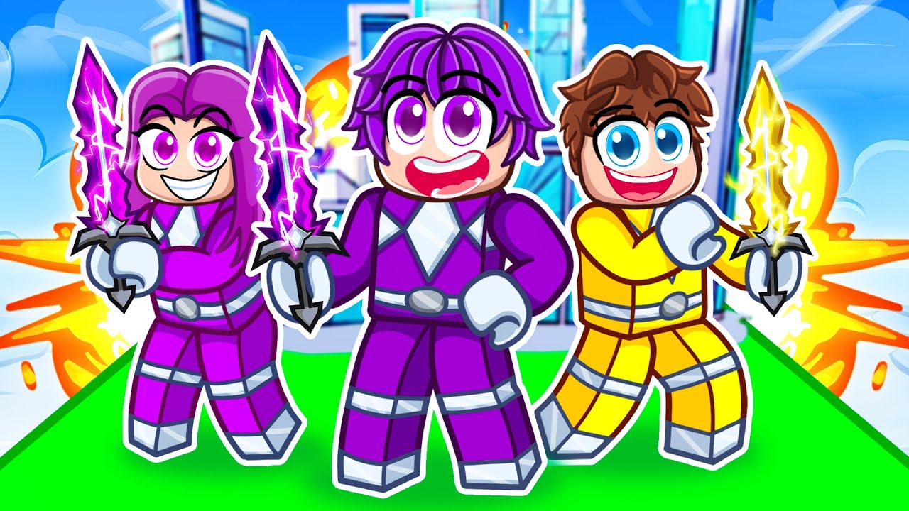 Создайте семью Могучих Рейнджеров в Roblox!