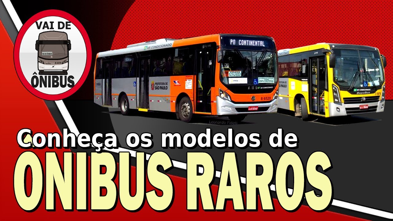 CONHEÇA ALGUNS MODELOS RAROS DE ÔNIBUS DE SÃO PAULO!