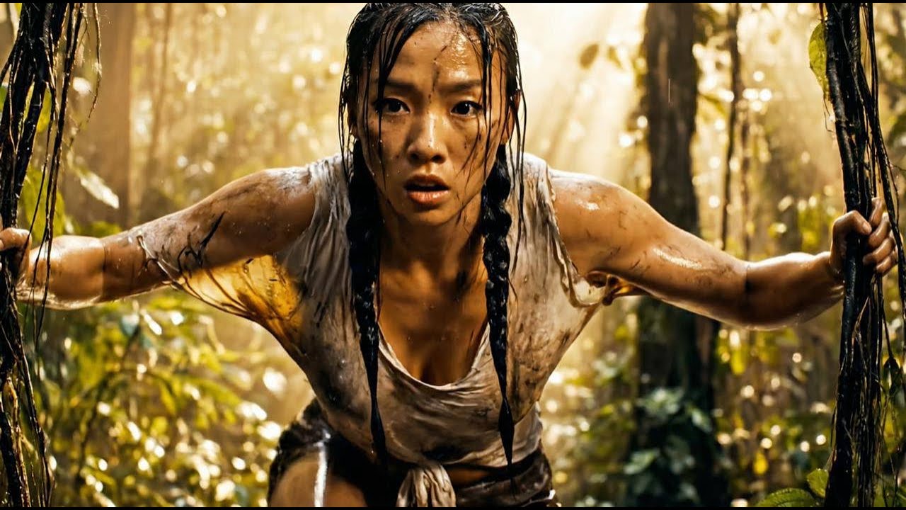 Part 25: A Girl Alone Surviving In The Wild. King Kong vs Tiger