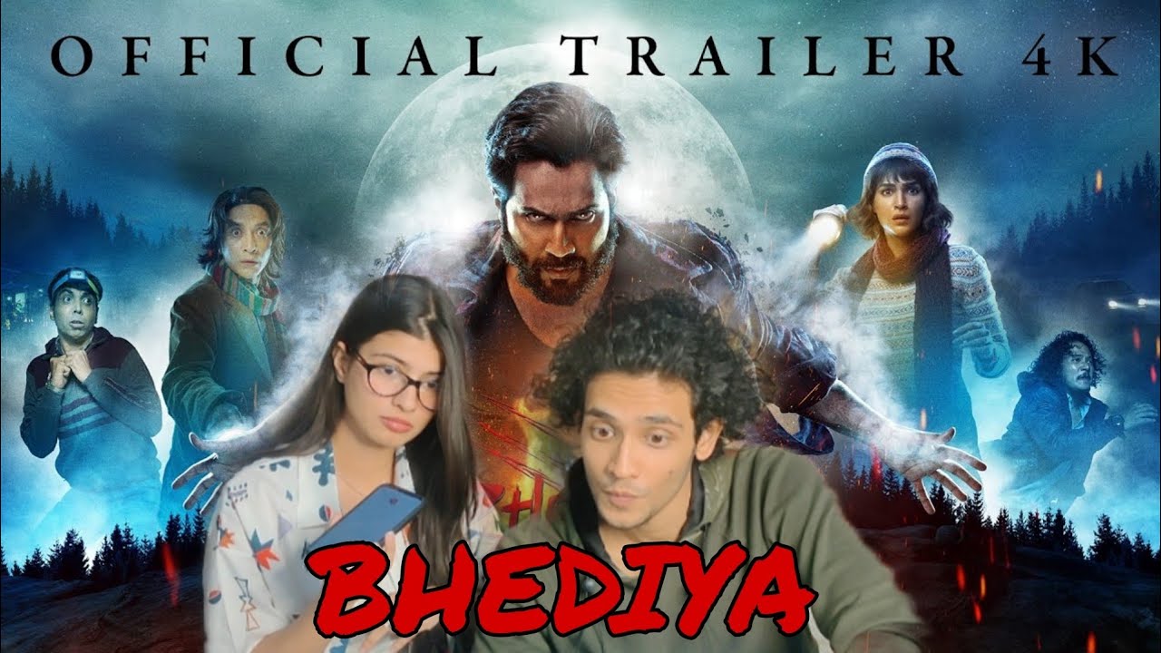BHEDIYA : Official Trailer 4K||  Reaction