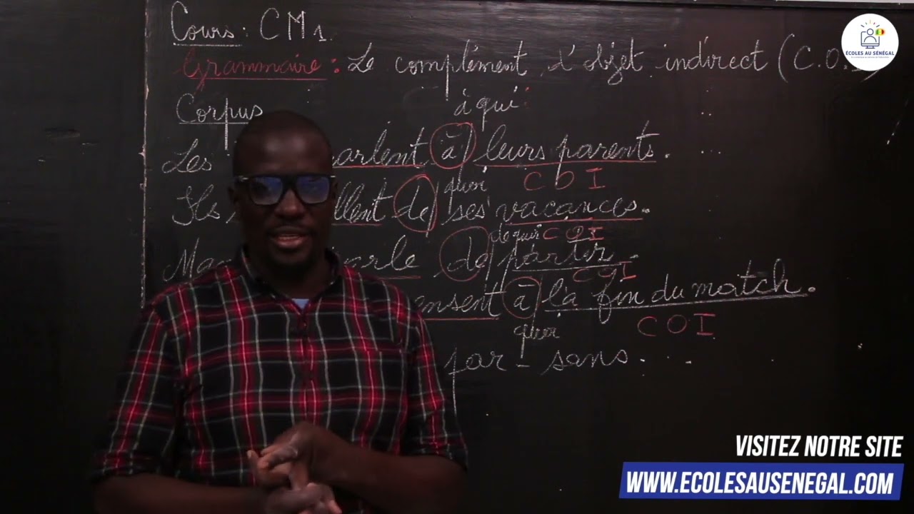 Cours - CM1- Français : Grammaire / Le Complément d'Objet Indirect (COI)  /M. Guèye