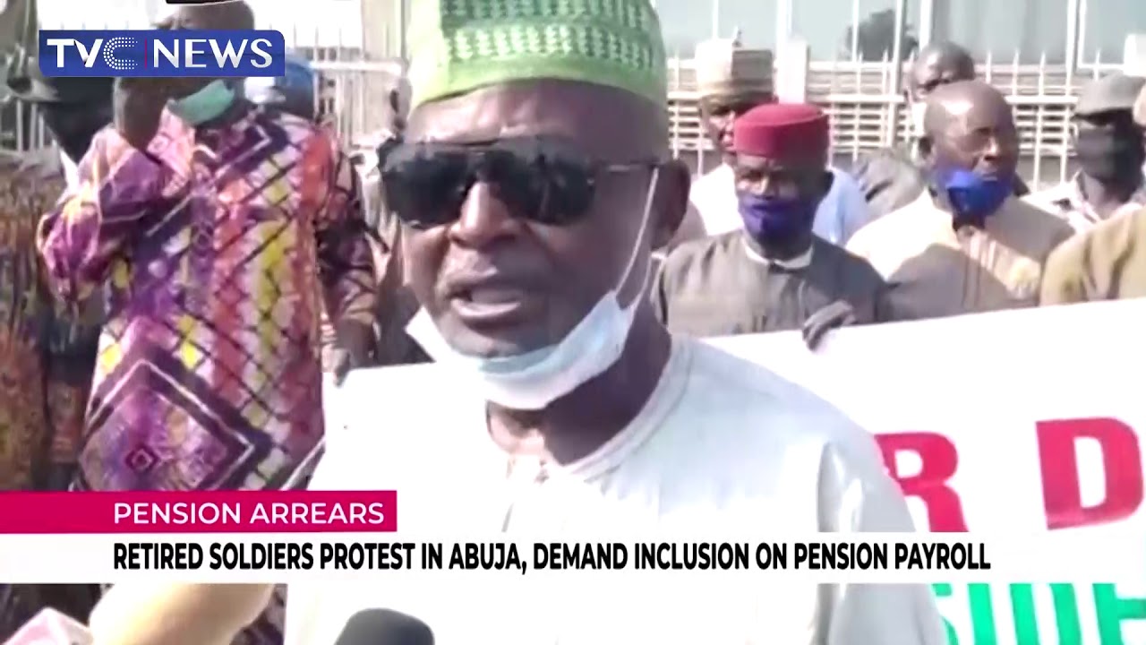 Retired Soldiers Protest In Abuja, Demand Inclusion On Pension Payroll