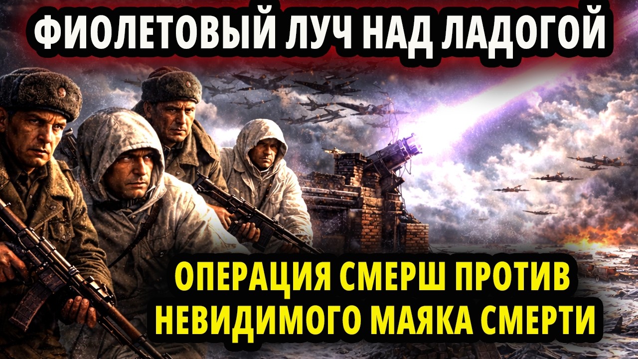 ФИОЛЕТОВЫЙ ЛУЧ НАД ЛАДОГОЙ: ОПЕРАЦИЯ НКВД ПРОТИВ НЕВИДИМОГО МАЯКА СМЕРТИ