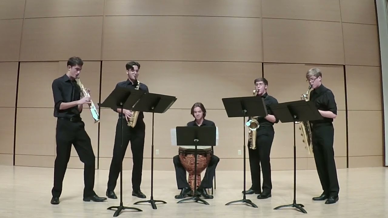 Corvus Saxophone Quartet Performs 