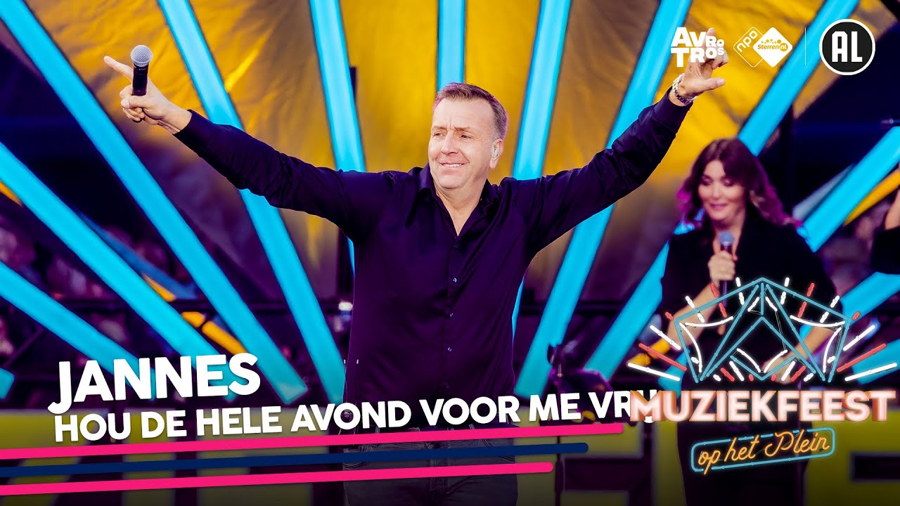 Jannes - Hou de hele avond voor me vrij • Muziekfeest op het Plein 2022 // Sterren NL