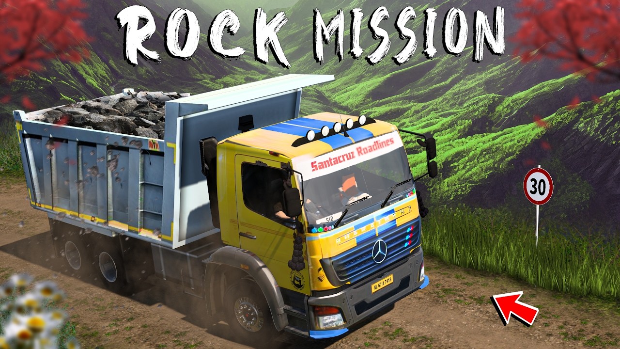 Bharatbenz Truck Vs Muddy Roads 😱
