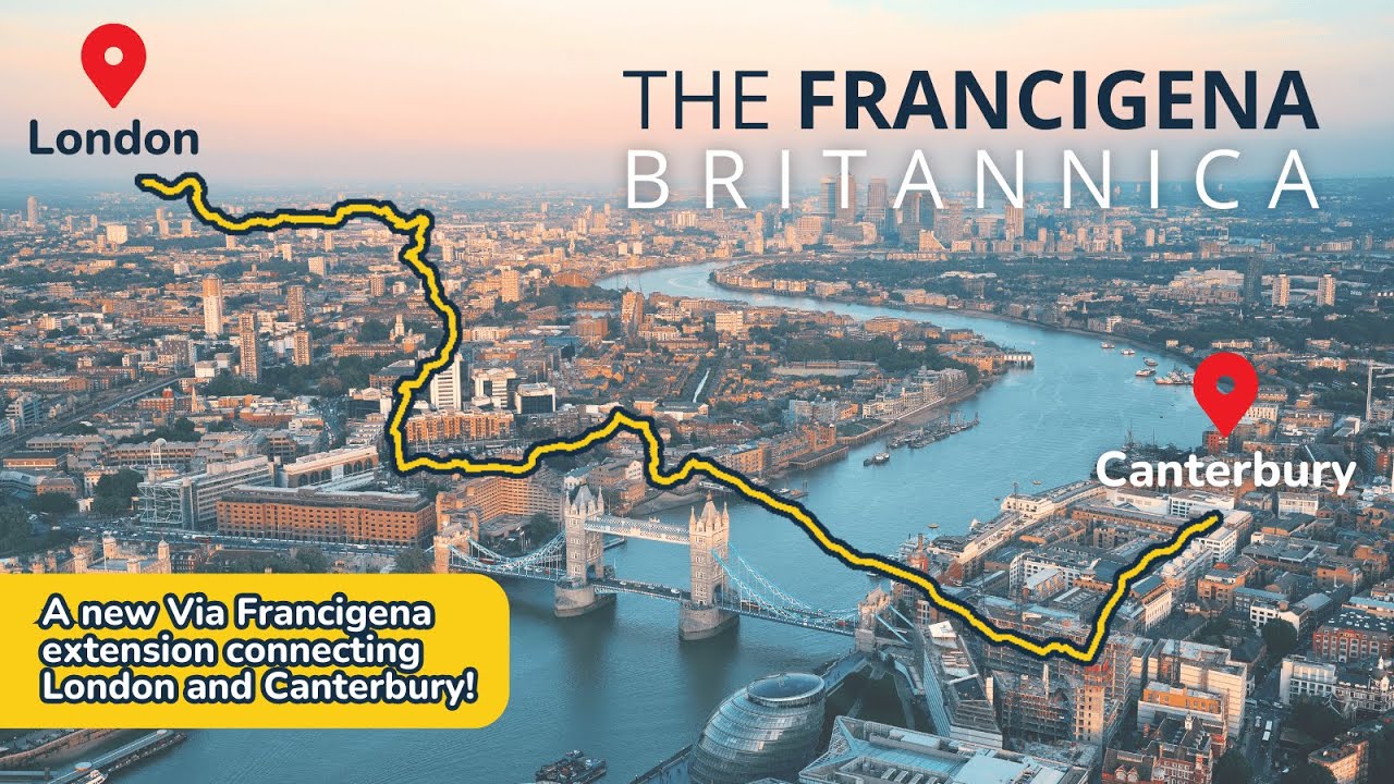 🆕 Introducing the Francigena Britannica: a new 146 km extension of the Via Francigena! 👣