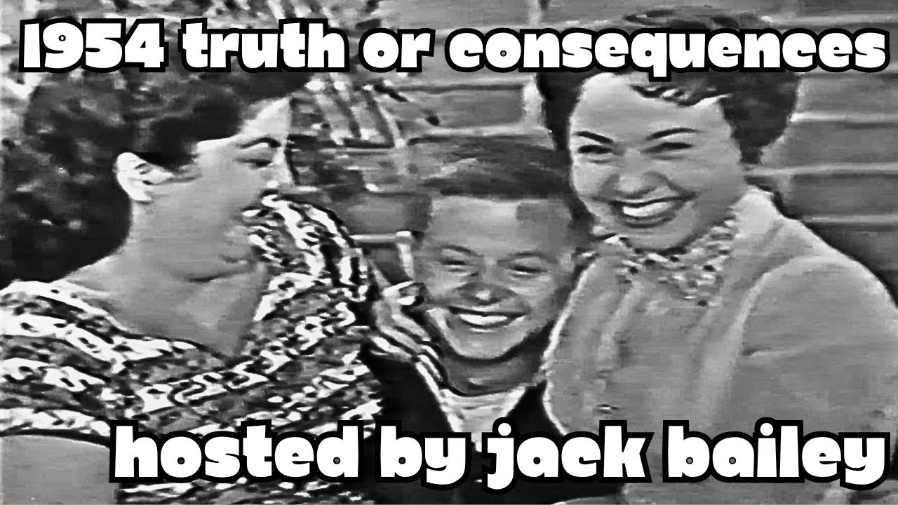 1950s Truth or Consequences Episode Hosted by Jack Bailey. Rare VHS Find