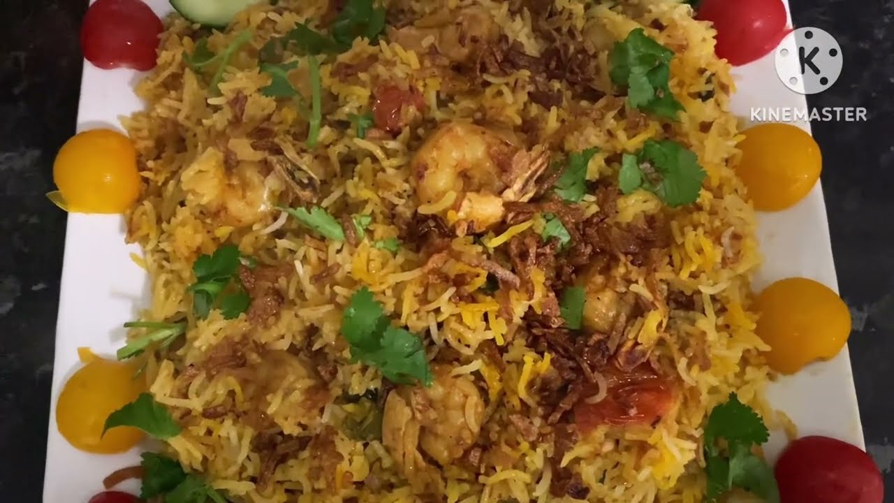 @AB Kitchen: Prawns Biryani