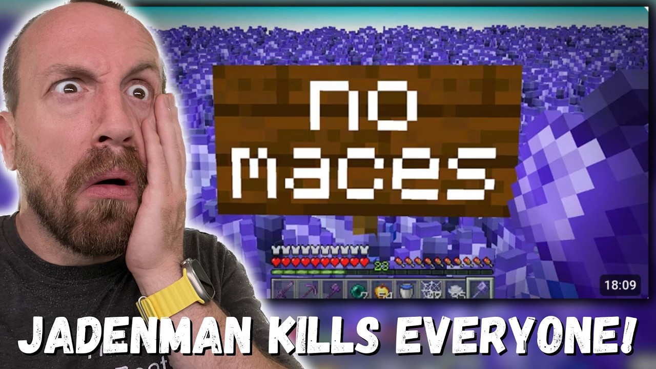 JADENMAN KILLS EVERYONE! Jaden-MAN I Broke Every Rule on This Minecraft SMP (REACTION!!!)