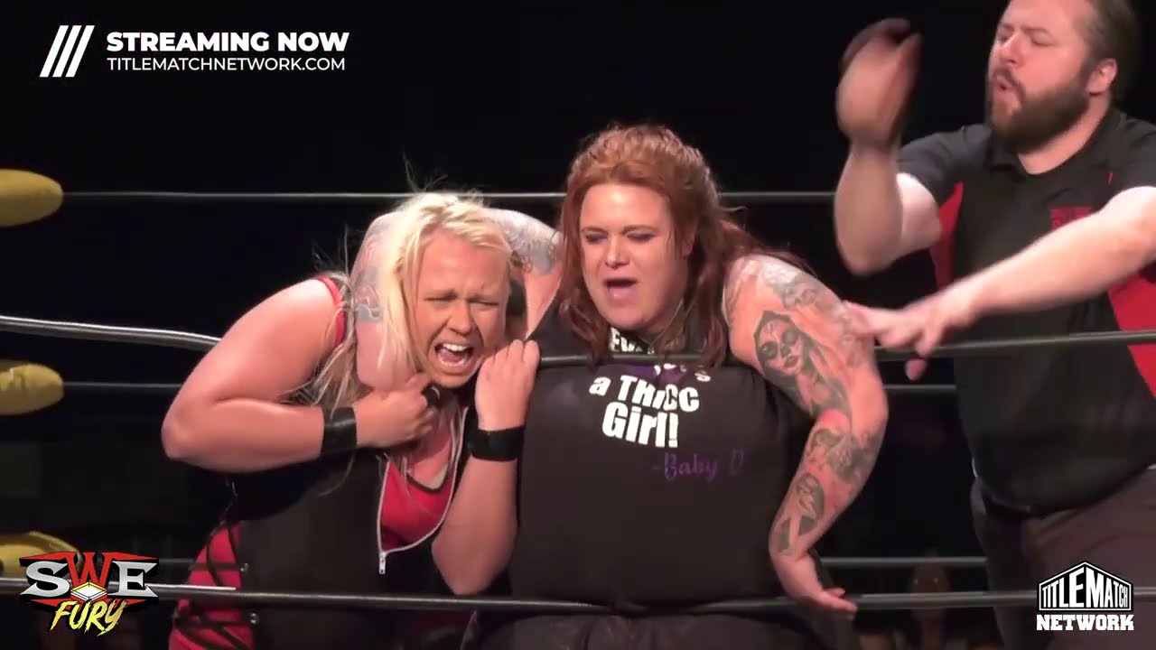 Baby D vs Miranda Gordy (Women's Wrestling) SWE Fury - Title Match Network