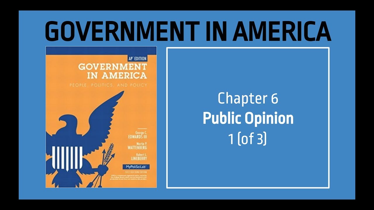 AP US Government - Government in America Chapter 6 - Public Opinion - 1 (of 3)