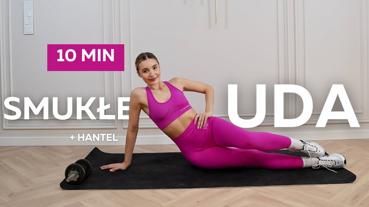 10 MIN SMUKŁE UDA | Trening Modelujący Nogi | Z Hantlem