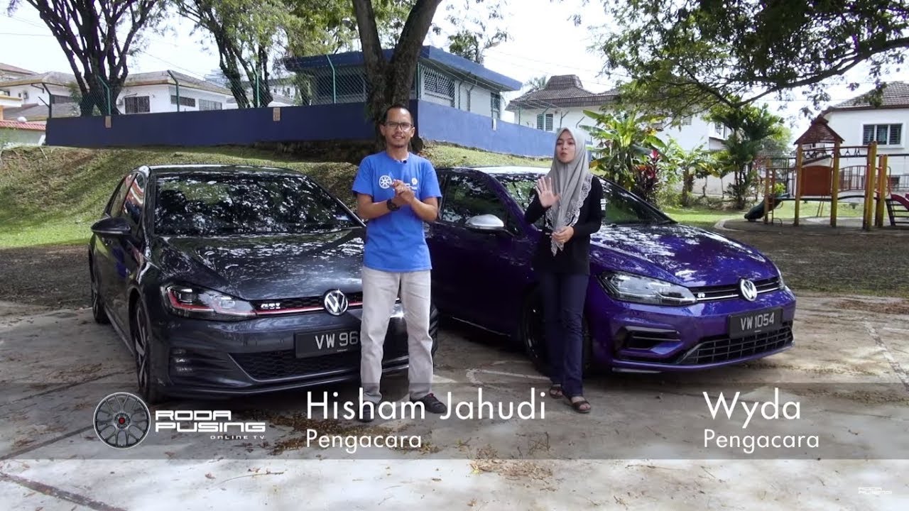 Volkswagen Golf R dan GTI 2018 - Roda Pusing Review
