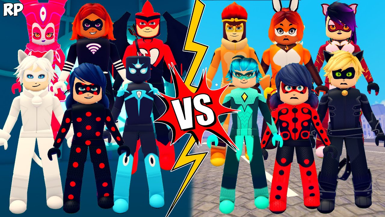 AKUMATIZED VS ORIGINAL TRANSFORMATION (COMPARISON) NO MIRACULOUS RP - MIRACULOUS ROBLOX!