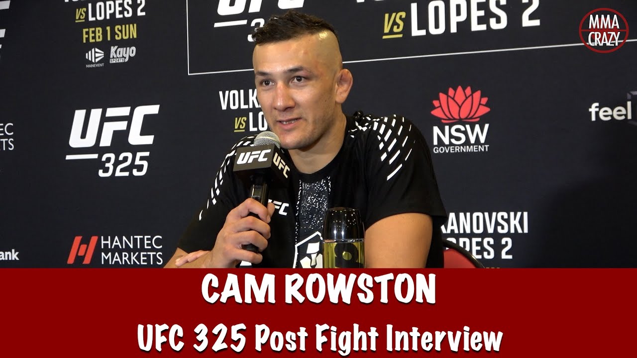Cam Royston on whats next “Khamzat Chimaev he's got the belt that would be pretty sweet” | UFC 325