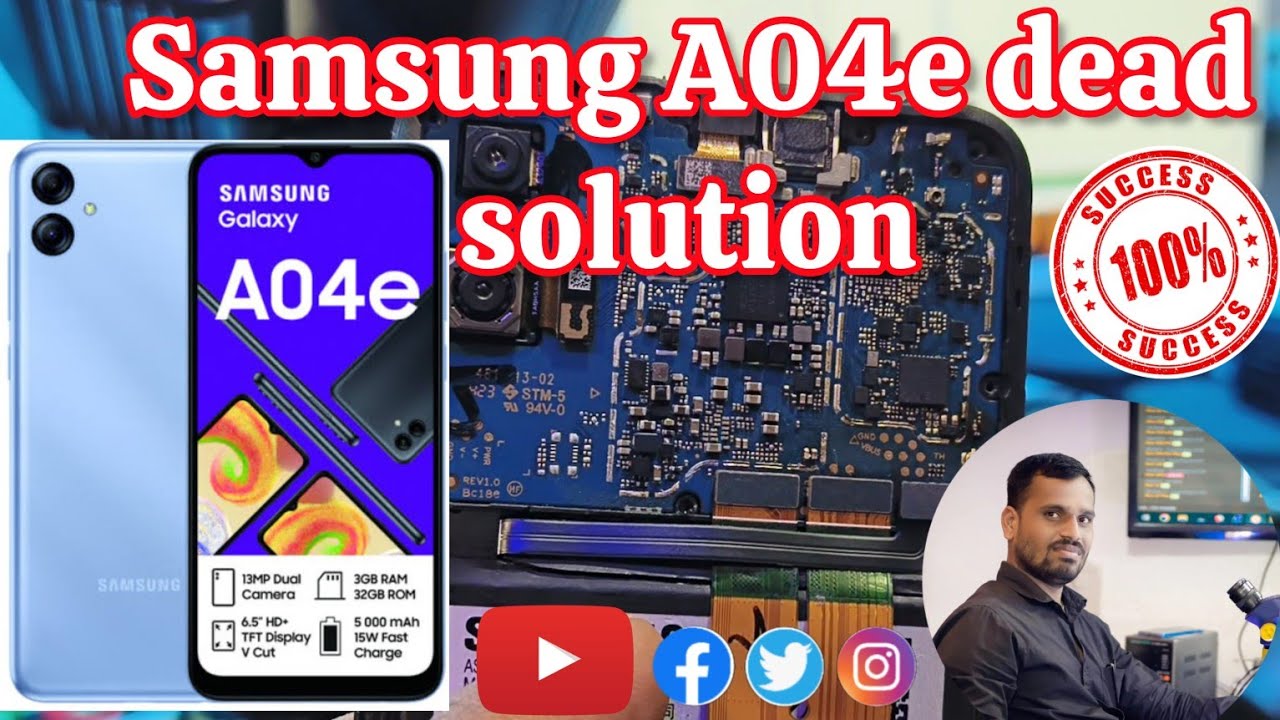 Samsung A04e dead solution | samsung a04e dead problem 