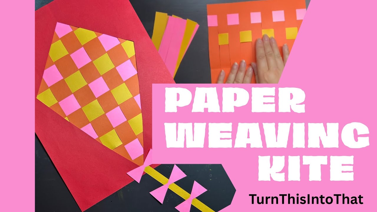 How to Make a Colorful Paper Weaving Kite | Easy DIY Craft for Kids & Beginners | Step-by-Step Guide
