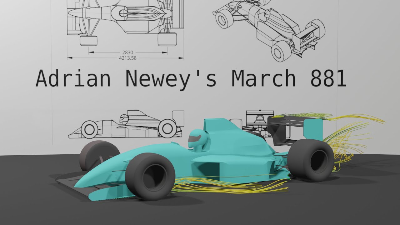 A CFD Analysis of a Historic Formula One Car: March 881
