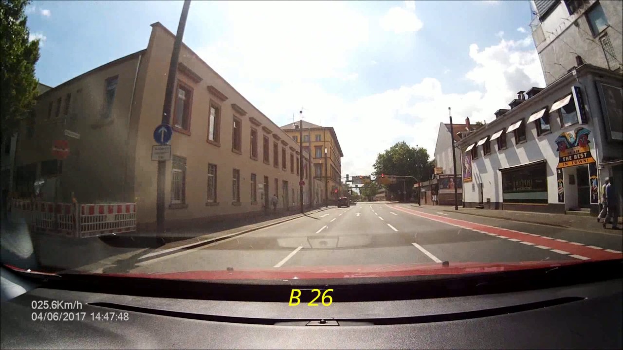Darmstadt Stadtrundfahrt (NO rein, Süd raus)
