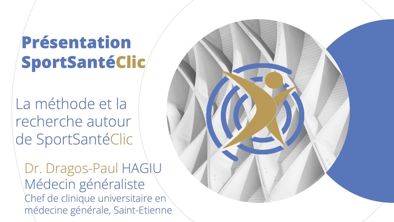 Dr. Dragos-Paul Hagiu : La recherche autour de sportsanteclic