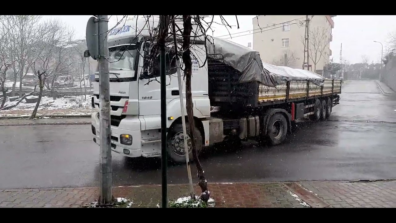 13.60 Dorseli Tır ile Geri Manevra Nasıl Yapılır? Tır ile geri d&ouml;n&uuml;ş manevrası