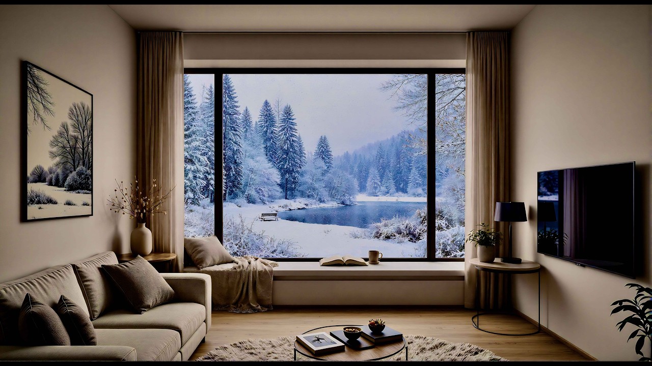 Quiet Winter Window ❄️ Minimal Jazz Lo-Fi for Focus, Study & Calm Evenings