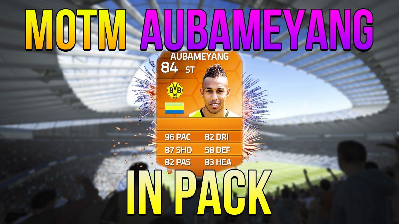 Aubameyang MOTM in PACK
