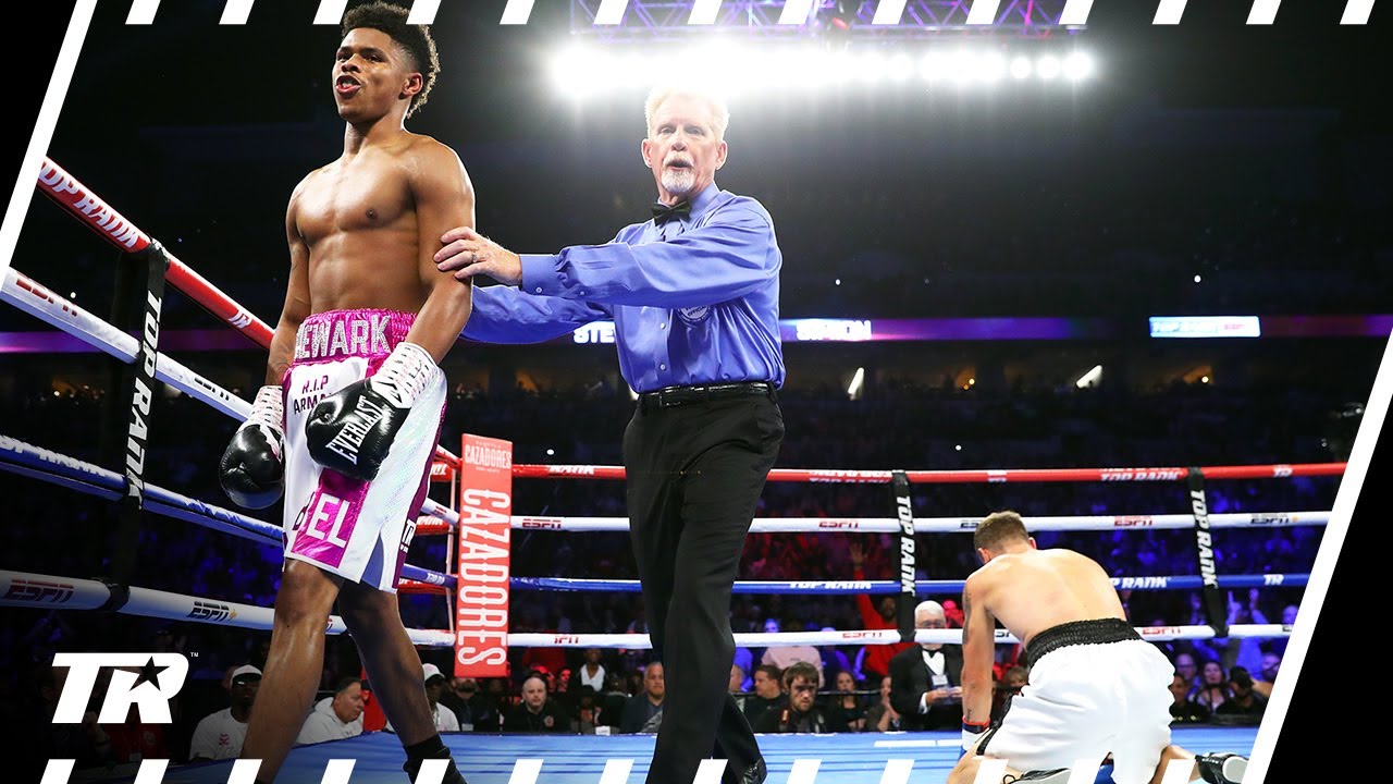 A Young Shakur Stevenson Hits Simion So Hard He Paused in Mid-Air In Viral KO
