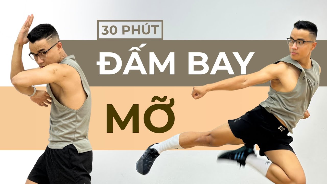 Bài tập 30 phút Cardio Võ thuật cùng Âm nhạc GIẢM MỠ toàn thân | Ngọc Tiến Fitness