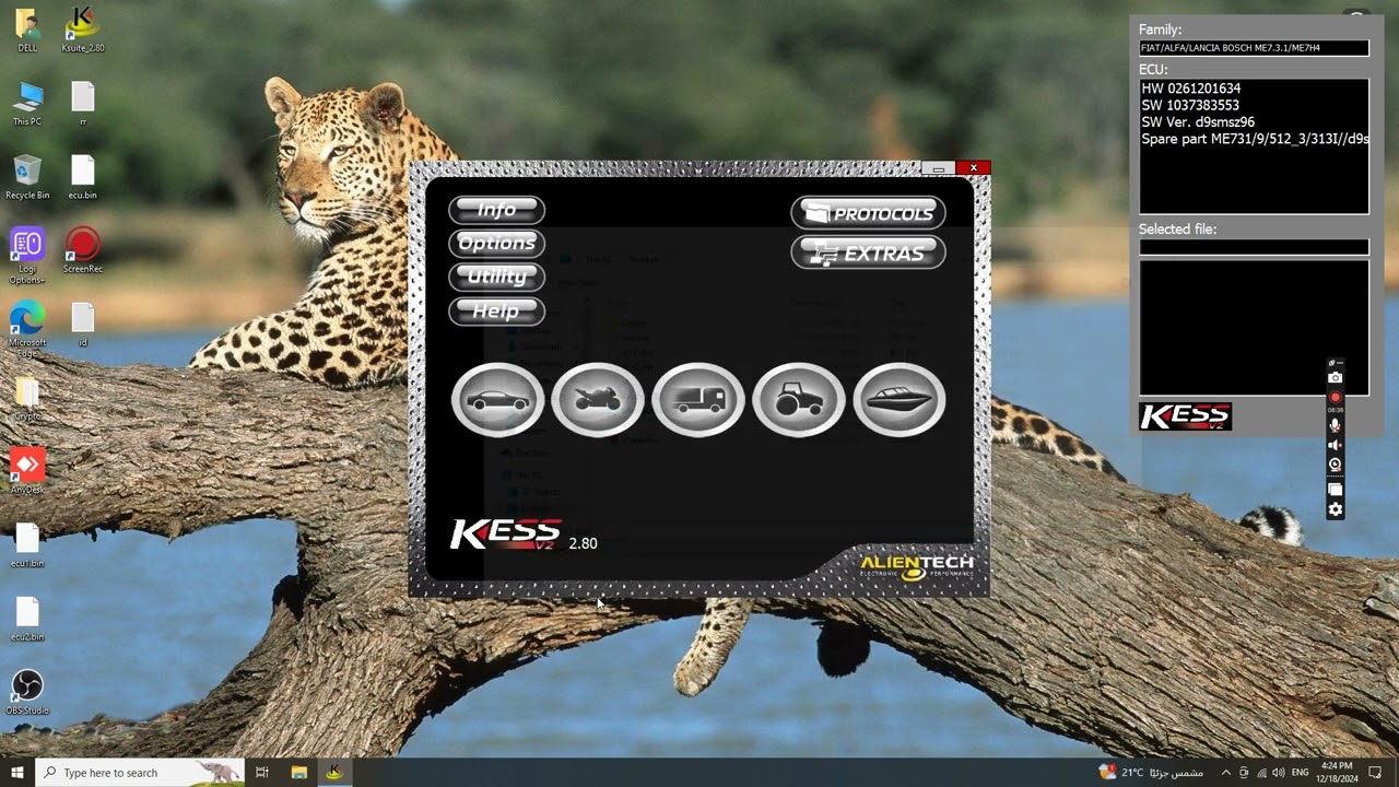 Kess programmer | read / write  ECU| fiat bravo