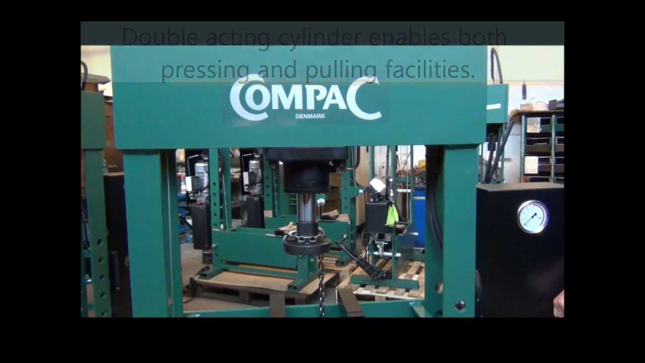 Compac EP 40 D Electro-hydraulic workshop press with double acting cylinder 40 ton